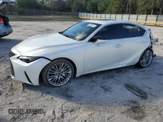 2022 Lexus IS with VIN JTHDA1D25N5118652, listed as a Copart auction lot 86983604 with 29,860 mi miles and Salvage Title. Bid and sale history available at carsss.com. Image 1.