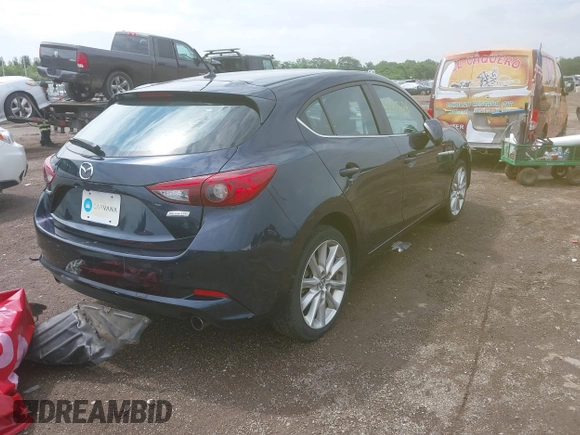2017 Mazda 3 Touring with VIN 3MZBN1L79HM122581, listed as a IAAI auction lot 42705624 with 52,175 mi miles and . Bid and sale history available at DreamBid. Image 4.