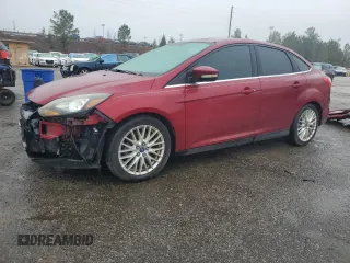 2014 Ford Focus Titanium with VIN 1FADP3J24EL216363, listed as a Copart auction lot 45153905 with 98,628 mi miles and Salvage Title. Bid and sale history available at carsss.com. Image 1.