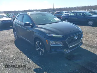 2020 Hyundai Kona Limited with VIN KM8K33A50LU466077, listed as a IAAI auction lot 41645256 with 73,305 mi miles. Bid and sale history available at carsss.com. Image 1.