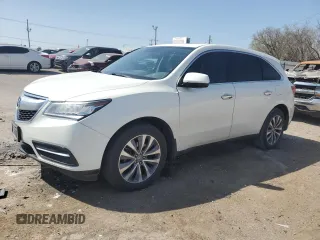 2016 Acura MDX w/Tech with VIN 5FRYD3H41GB009395, listed as a Copart auction lot 51037305 with 109,711 mi miles and Clean Title. Bid and sale history available at carsss.com. Image 1.