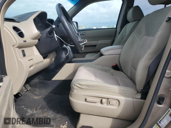 2009 Honda Pilot EX with VIN 5FNYF48489B043483, listed as a Copart auction lot 46344755 with 178,833 mi miles and Salvage Title. Bid and sale history available at DreamBid. Image 7.