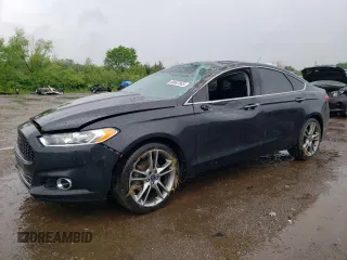 2013 Ford Fusion Titanium with VIN 3FA6P0K9XDR253596, listed as a Copart auction lot 60047845 with 119,426 mi miles and Salvage title. Bid and sale history available at DreamBid. Image 1.