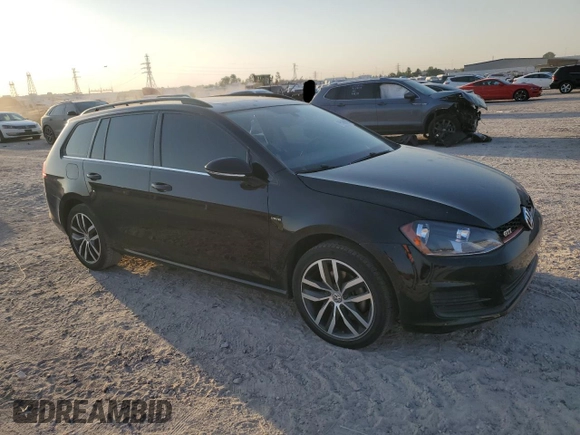 2016 Volkswagen Golf SportWagen TSI S with VIN 3VWC17AU1GM520068, listed as a Copart auction lot 75169214 with 103,329 mi miles and Salvage Title. Bid and sale history available at carsss.com. Image 4.