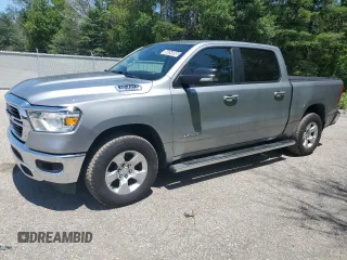 2019 Ram 1500 Big Horn with VIN 1C6SRFFT9KN619082, listed as a Copart auction lot 58554965 with 88,379 mi miles and Clean title. Bid and sale history available at DreamBid. Image 1.
