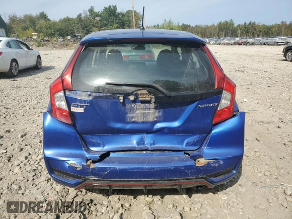 2018 Honda Fit Sport with VIN 3HGGK5G62JM730959, listed as a Copart auction lot 72123944 with 80,185 mi miles and Salvage Title. Bid and sale history available at DreamBid. Image 6.