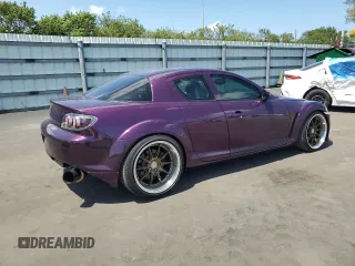 2004 Mazda RX-8 z VIN JM1FE173640126130, wystawiony jako Copart lot #58770285 z przebiegiem 107 934 mil mil oraz Tytuł czysty. Historia ofert i sprzedaży dostępna na DreamBid. Obrazek 3.