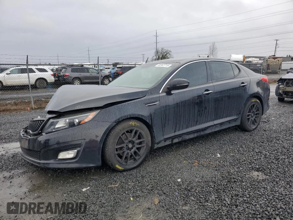 2015 Kia Optima EX with VIN 5XXGN4A73FG461140, listed as a Copart auction lot 45342715 with 167,967 mi miles and Salvage Title. Bid and sale history available at carsss.com. Image 1.
