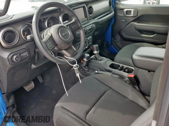 2021 Jeep Wrangler Sport S with VIN 1C4GJXAN0MW790739, listed as a Copart auction lot 47780115 with Not Provided miles and Salvage Title. Bid and sale history available at DreamBid. Image 8.