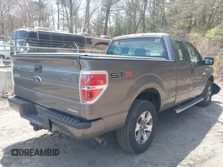 2013 Ford F-150 XL with VIN 1FTFX1EFXDFD87216, listed as a IAAI auction lot 42070988 with 153,676 mi miles. Bid and sale history available at carsss.com. Image 4.