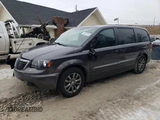 2016 Chrysler Town & Country S with VIN 2C4RC1HG1GR158420, listed as a Copart auction lot 43917615 with 106,980 mi miles and Salvage Title. Bid and sale history available at carsss.com. Image 1.