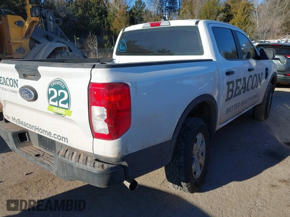2024 Ford Ranger XL with VIN 1FTER4BH7RLE27371, listed as a IAAI auction lot 41674611 with 17,766 mi miles. Bid and sale history available at carsss.com. Image 4.