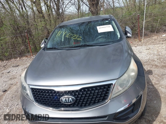 2015 Kia Sportage LX with VIN KNDPBCAC6F7790469, listed as a IAAI auction lot 41942732 with 74,612 mi miles and . Bid and sale history available at DreamBid. Image 6.