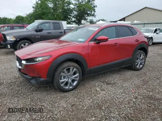2023 Mazda CX-30 S Select z VIN 3MVDMBBM2PM523303, wystawiony jako Copart lot #62701695 z przebiegiem 29 558 mil mil oraz Szkoda całkowita • Salvage title. Historia ofert i sprzedaży dostępna na DreamBid. Obrazek 1.