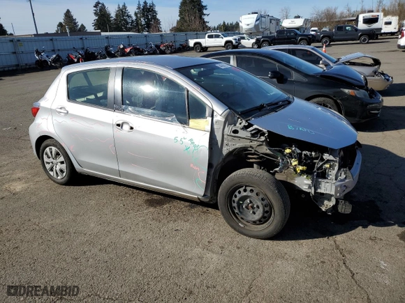 2012 Toyota Yaris L with VIN JTDKTUD30CD516562, listed as a Copart auction lot 44598815 with 127,859 mi miles and Salvage Title. Bid and sale history available at carsss.com. Image 4.