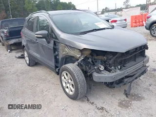 2018 Ford EcoSport SE with VIN MAJ3P1TE2JC176334, listed as a IAAI auction lot 41504055 with 80,948 mi miles. Bid and sale history available at carsss.com. Image 1.