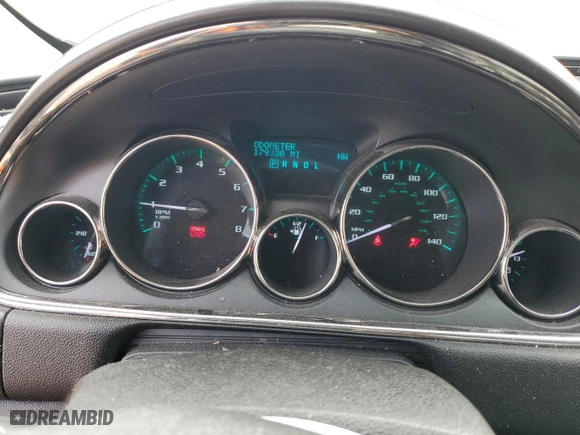 2016 Buick Enclave Leather with VIN 5GAKVBKD6GJ343861, listed as a Copart auction lot 44768645 with 179,338 mi miles and Salvage Title. Bid and sale history available at carsss.com. Image 9.