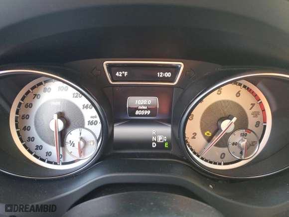 2015 Mercedes-Benz GLA-Class GLA 250 with VIN WDCTG4GB1FJ121415, listed as a Copart auction lot 85641224 with 80,599 mi miles and Salvage Title. Bid and sale history available at carsss.com. Image 9.