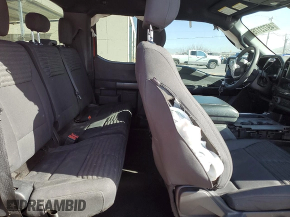 2021 Ford F-150 XL with VIN 1FTEX1CP8MKD04669, listed as a Copart auction lot 49723175 with 81,463 mi miles and Salvage title. Bid and sale history available at DreamBid. Image 10.