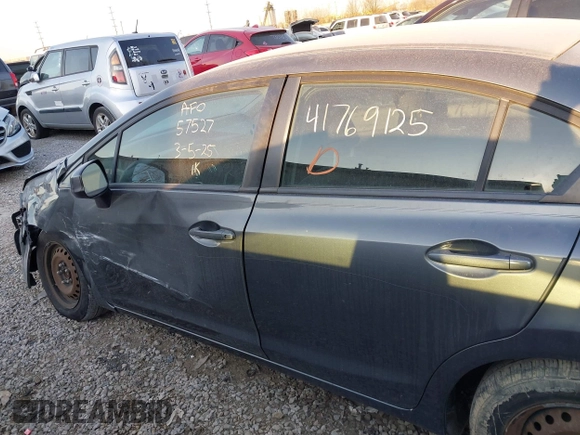 2013 Honda Civic LX with VIN 19XFB2F53DE211127, listed as a IAAI auction lot 41769125 with 165,501 mi miles and . Bid and sale history available at DreamBid. Image 14.