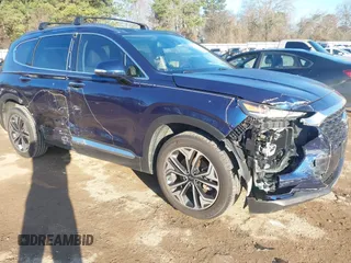 2019 Hyundai Santa Fe Ultimate with VIN 5NMS53AA5KH093555, listed as a IAAI auction lot 41665711 with 72,598 mi miles. Bid and sale history available at carsss.com. Image 1.