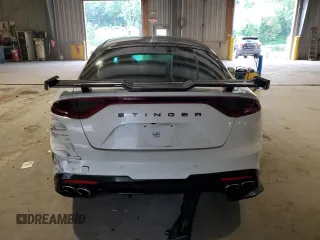 2021 Kia Stinger GT1 with VIN KNAE45LC6M6096214, listed as a Copart auction lot 64256044 with 27,625 mi miles and Salvage Title. Bid and sale history available at DreamBid. Image 6.