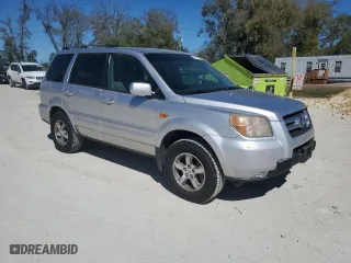2007 Honda Pilot EX with VIN 5FNYF28407B033435, listed as a Copart auction lot 47786615 with 140,176 mi miles and Salvage Title. Bid and sale history available at carsss.com. Image 4.