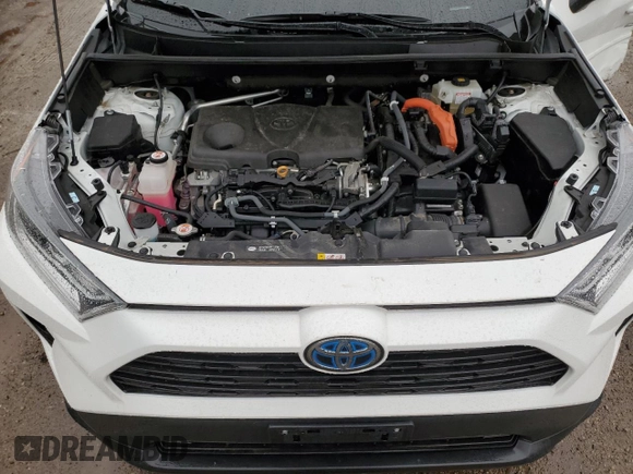 2019 Toyota RAV4 Hybrid XLE with VIN 2T3RWRFV6KW028364, listed as a Copart auction lot 49731355 with 55,839 mi miles and Salvage Title. Bid and sale history available at carsss.com. Image 12.