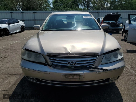 2008 Hyundai Azera Limited with VIN KMHFC46F18A282915, listed as a Copart auction lot 63642835 with 136,161 mi miles and Salvage title. Bid and sale history available at DreamBid. Image 5.