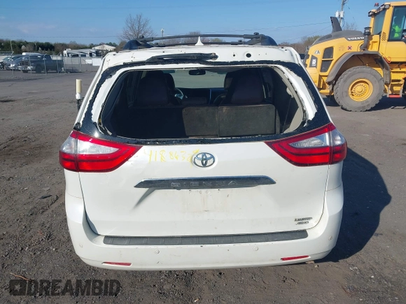 2016 Toyota Sienna Ltd with VIN 5TDDK3DC6GS140563, listed as a IAAI auction lot 41886329 with 130,460 mi miles. Bid and sale history available at carsss.com. Image 16.