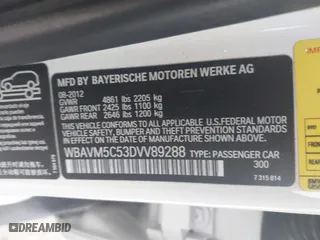 2013 BMW X1 xDrive35i with VIN WBAVM5C53DVV89288, listed as a IAAI auction lot 41609285 with 114,659 mi miles. Bid and sale history available at carsss.com. Image 9.
