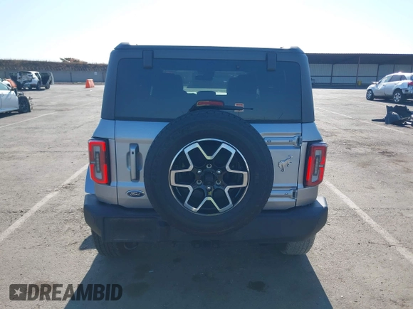 2023 Ford Bronco with VIN 1FMDE5DH5PLA98754, listed as a IAAI auction lot 42671959 with 36,257 mi miles and . Bid and sale history available at DreamBid. Image 16.