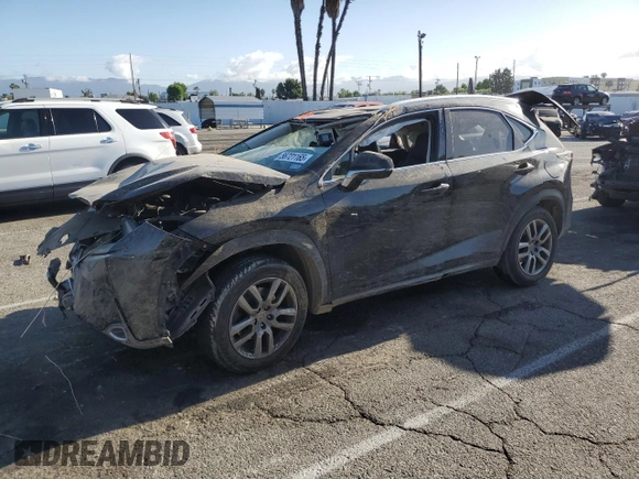 2016 Lexus NX 200t with VIN JTJYARBZ9G2023191, listed as a Copart auction lot 56721165 with 104,417 mi miles and Salvage title. Bid and sale history available at DreamBid. Image 1.