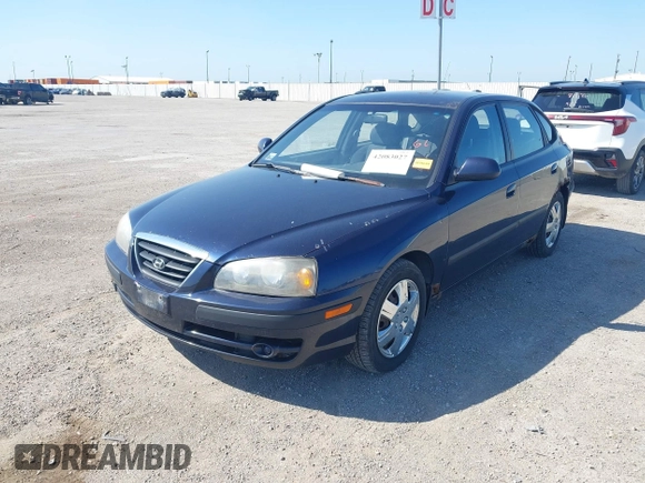2005 Hyundai Elantra GLS with VIN KMHDN56D85U166496, listed as a IAAI auction lot 42083027 with 222,938 mi miles and . Bid and sale history available at DreamBid. Image 2.