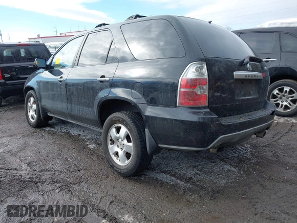 2005 Acura MDX with VIN 2HNYD18215H555605, listed as a IAAI auction lot 41351628 with 210,858 mi miles. Bid and sale history available at carsss.com. Image 3.