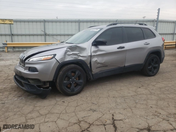 2016 Jeep Cherokee Sport with VIN 1C4PJLAS5GW376388, listed as a Copart auction lot 85312784 with 159,261 mi miles and Salvage Title. Bid and sale history available at carsss.com. Image 1.