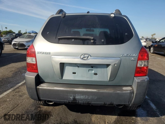 2005 Hyundai Tucson GLS with VIN KM8JN12D95U093916, listed as a Copart auction lot 76326214 with 159,295 mi miles and Salvage Title. Bid and sale history available at carsss.com. Image 6.