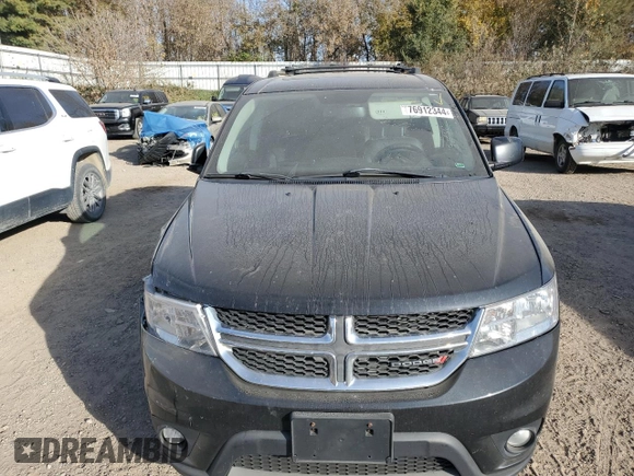 2013 Dodge Journey R/T with VIN 3C4PDDFG6DT736495, listed as a Copart auction lot 76912344 with 186,004 mi miles and Clean title. Bid and sale history available at DreamBid. Image 5.