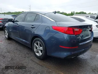 2015 Kia Optima LX with VIN 5XXGM4A76FG370219, listed as a IAAI auction lot 42471634 with 118,467 mi miles and . Bid and sale history available at DreamBid. Image 3.