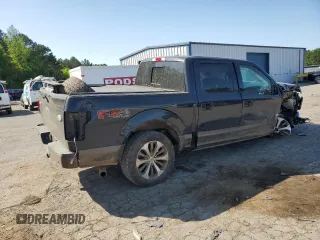 2015 Ford F-150 XLT with VIN 1FTEW1EG9FFC53288, listed as a Copart auction lot 52575555 with 118,816 mi miles and Salvage title. Bid and sale history available at DreamBid. Image 3.