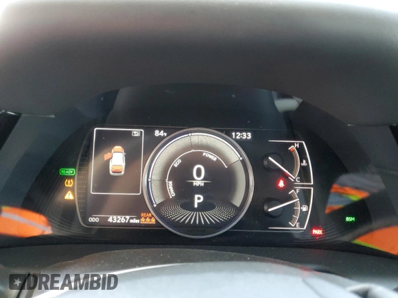 2023 Lexus ES 300h with VIN 58ADA1C18PU034705, listed as a Copart auction lot 56221745 with 43,267 mi miles and Salvage title. Bid and sale history available at DreamBid. Image 9.