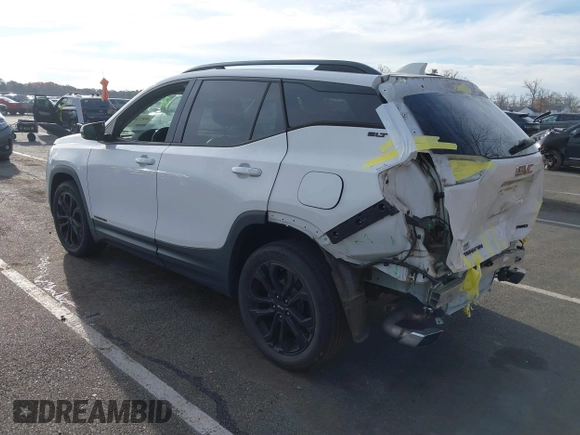 2019 GMC Terrain SLT with VIN 3GKALVEX2KL215372, listed as a IAAI auction lot 40872800 with 54,244 mi miles. Bid and sale history available at carsss.com. Image 3.
