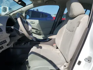2015 Nissan LEAF SV with VIN 1N4AZ0CPXFC300709, listed as a Copart auction lot 66047843 with 85,638 mi miles. Bid and sale history available at carsss.com. Image 7.