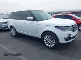 2019 Land Rover Range Rover HSE with VIN SALGS2SV2KA555261, listed as a IAAI auction lot 41924975 with 38,264 mi miles and . Bid and sale history available at DreamBid. Image 1.