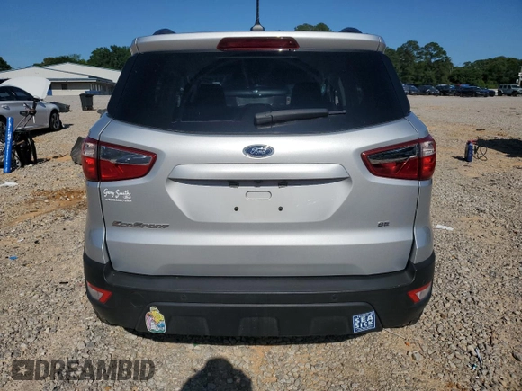 2021 Ford EcoSport SE z VIN MAJ3S2GE7MC403200, wystawiony jako Copart lot #55616385 z przebiegiem 24 882 mil mil oraz Nie do naprawy • Non repairable. Historia ofert i sprzedaży dostępna na DreamBid. Obrazek 6.