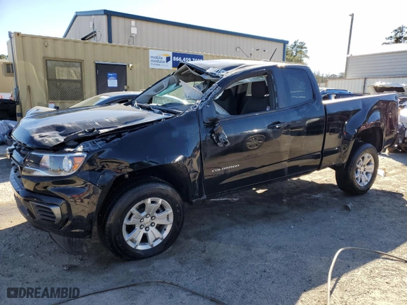 2022 Chevrolet Colorado 2WD LT with VIN 1GCHSCEA4N1256790, listed as a Copart auction lot 48119285 with 25,968 mi miles and Clean Title. Bid and sale history available at carsss.com. Image 1.
