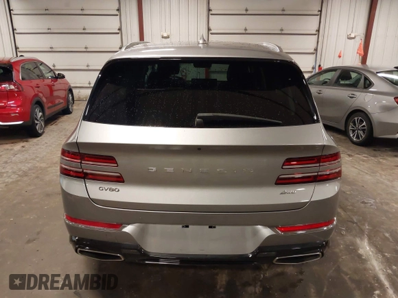2023 Genesis GV80 z VIN KMUHBDSB4PU130267, wystawiony jako IAAI lot #42495630 z przebiegiem 23 892 mil mil oraz . Historia ofert i sprzedaży dostępna na DreamBid. Obrazek 17.