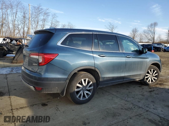 2020 Honda Pilot EX z VIN 5FNYF6H38LB069124, wystawiony jako Copart lot #42717315 z przebiegiem 65 723 mil mil oraz Szkoda całkowita • Salvage title. Historia ofert i sprzedaży dostępna na DreamBid. Obrazek 3.