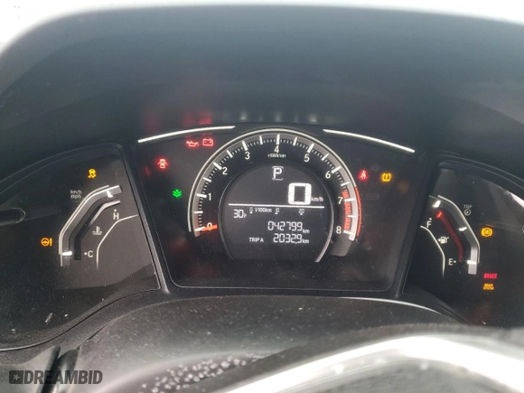 2018 Honda Civic Sedan LX with VIN 2HGFC2F56JH577033, listed as a Copart auction lot 52531435 with 42,799 mi miles and Non Repairable. Bid and sale history available at carsss.com. Image 9.