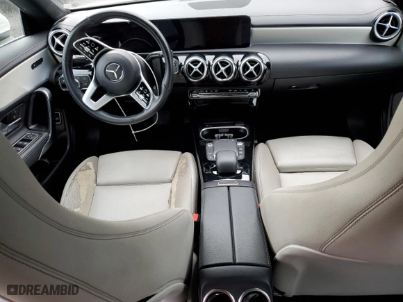 2022 Mercedes-Benz CLA with VIN W1K5J4GB9NN312660, listed as a Copart auction lot 82545984 with 0 mi miles and Salvage Title. Bid and sale history available at carsss.com. Image 8.